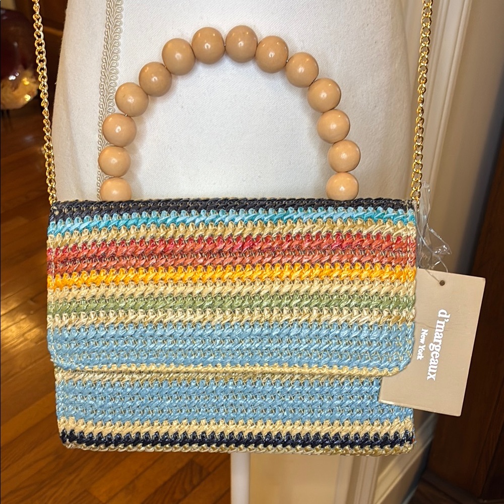 TJ Maxx Colorful Striped Crossbody Bag Fall 🍁 Colors